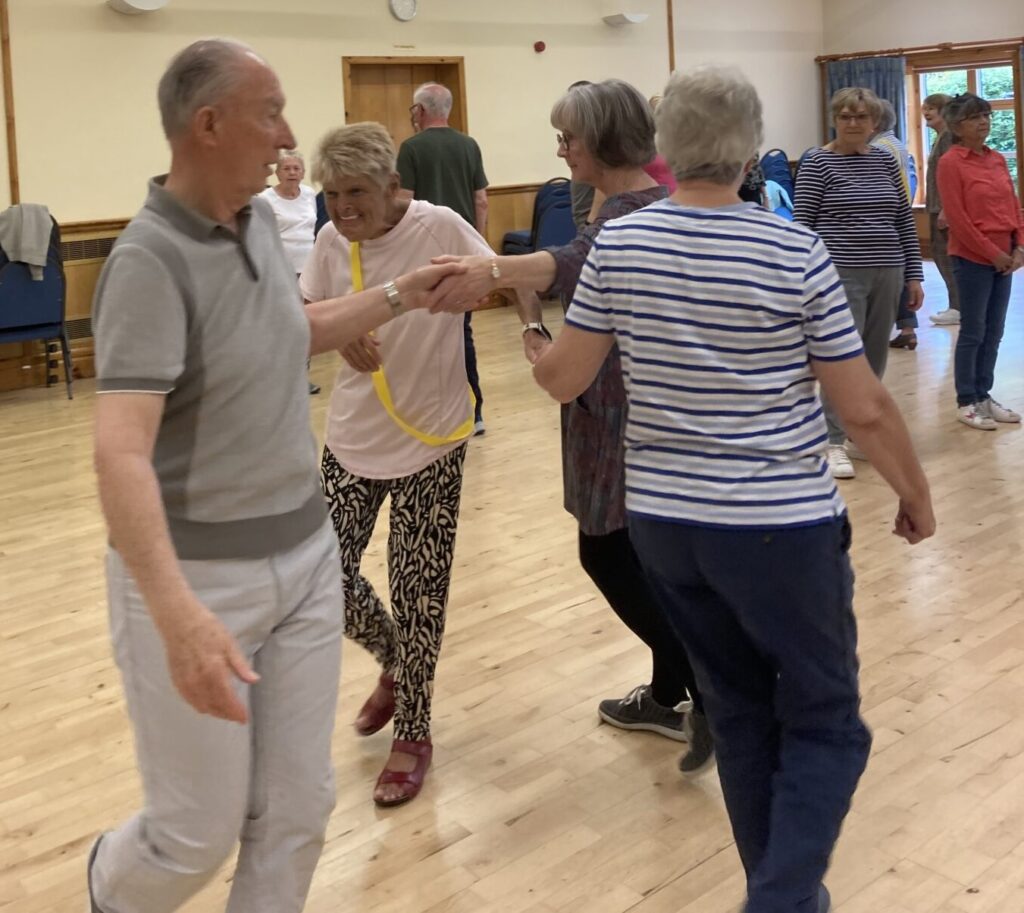 Dancers going a Left Hand Star