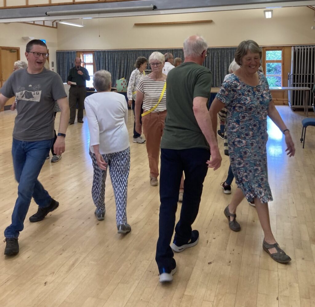 Stokesley u3a Folk Dance group dance Once a Night a 3 Couple Longways dance first published 1774.